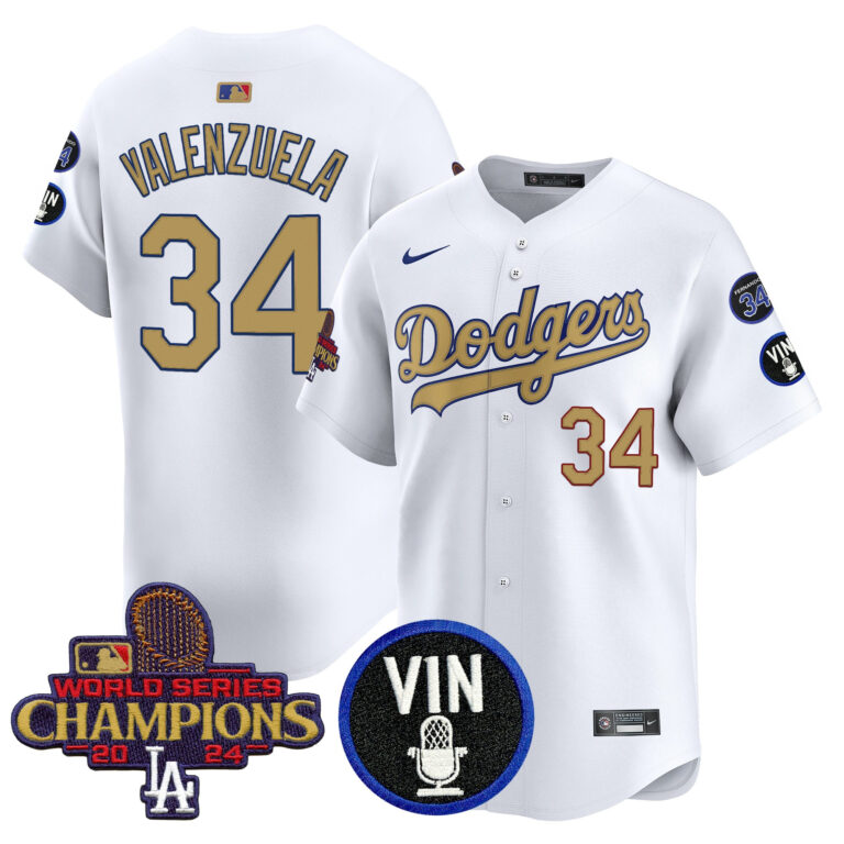 Men Los Angeles Dodgers 34 Valenzuela white Sakura Edition Nike MLB 2025 Jersey style5